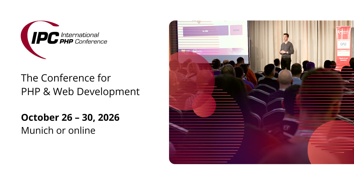 International PHP Conference Munich 2026: Dates and Tickets