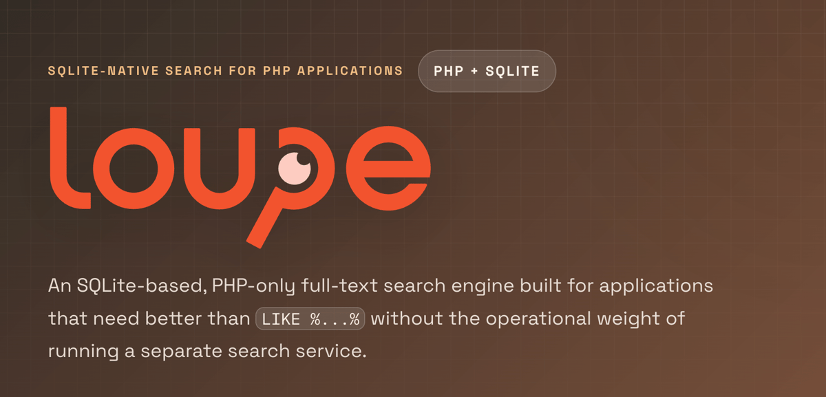 Loupe: Full-Text Search for PHP With SQLite