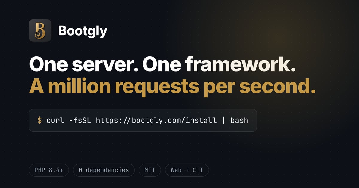Bootgly: A PHP Framework With Its Own Async HTTP Server