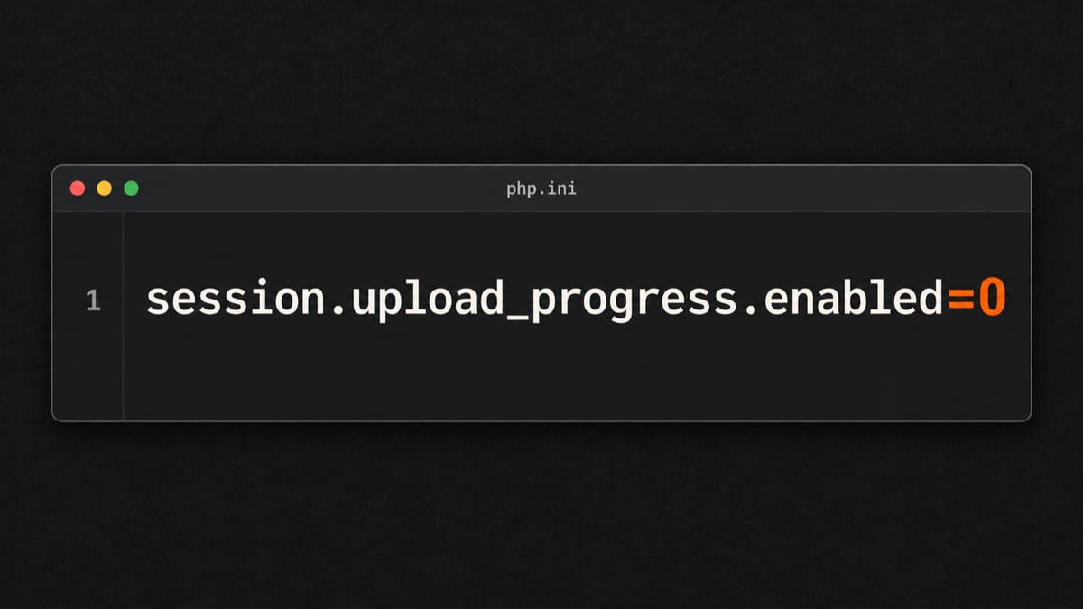 PHP Warns of Another Session Upload Progress RCE Path